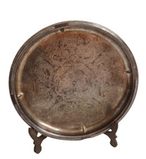 Falstaff Silver Plated Ashtray
