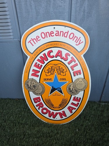 Newcastle brown ale wooden - brown,