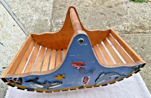 Wooden garden trug - basket, home