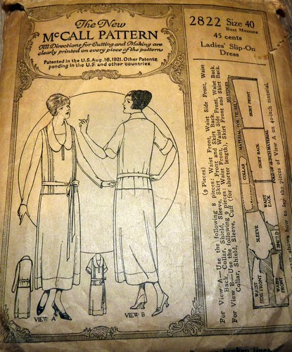 Lovely vtg 1920s dress mccall - *lovely,
