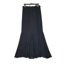 VTG 90s Black Chiffon Godet