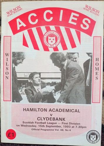 Hamilton academical - academical, v