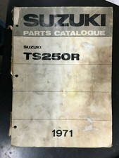 Suzuki TS250R Parts Catalog Original 1971