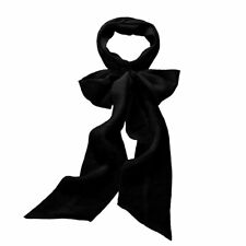 Men's Black Ascot Tie Fancy Dress Party Cravat Formal Cravat Historical Regency