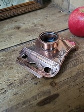 Art Nouveau Aesthetic Copper  Desk Tidy Pen Rest 