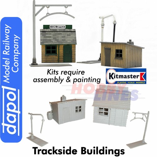 Trackside huts model - trackside, railway