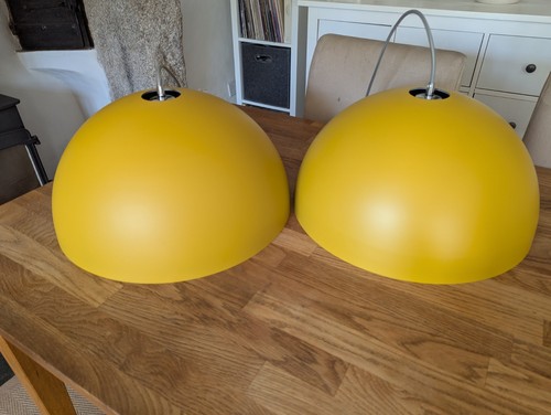 Two habitat mustard dome 46cm - habitat,
