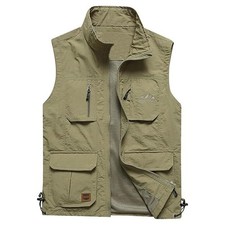Mens Multi Pocket Vest Hunting