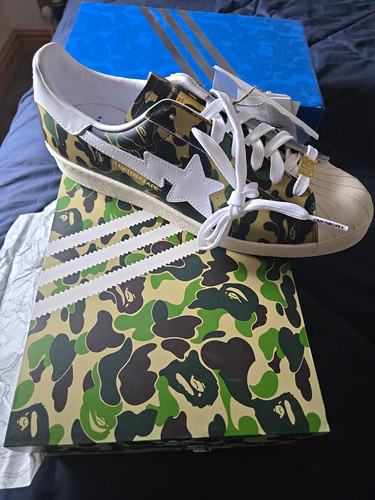 Adidas superstar bape leather - adidas,