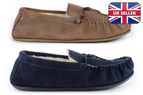 Mens slippers moccasin - slippers,