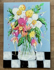 Abstract fun flowers - , original