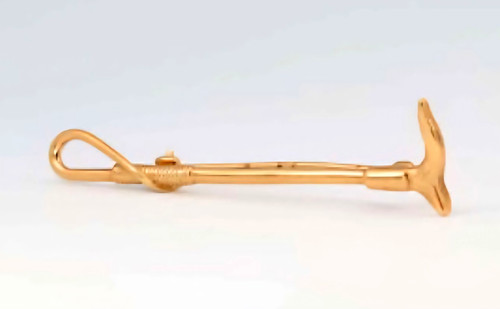 9ct gold antique riding - antique, crop