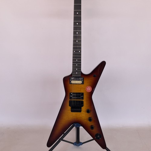 Electric guitar flamed - flamed, maple
