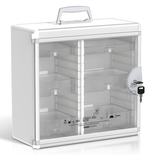 Lockable medicine cabinet - lockable,