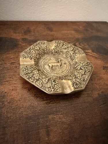 Vintage embossed solid brass - vintage,