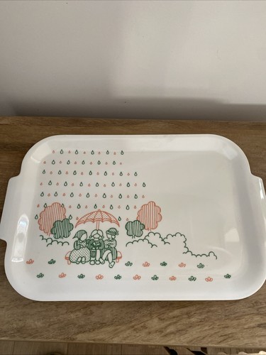 Vintage tray italian melamine - tray,