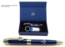 Masonic Blue Ballpoint Pen &