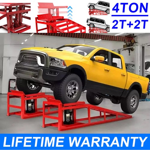 Ton hydraulic car ramps 2pc - 4,