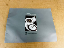 Monitor Audio Gold signature Manual