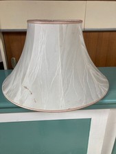 Large Bell Lampshade White