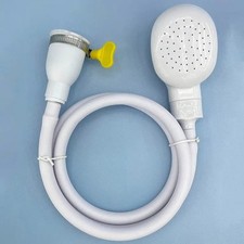 Double, Single Tap Shower Spray Hose Bath Pipe Tub Sink Attachment Head Washing