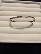 9ct Gold Hallmarked Hinged Gem