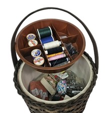 Sewing Box Wicker With