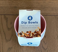 pack of 4 dip bowls snacks