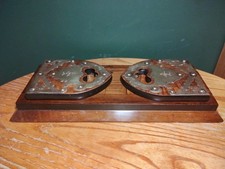 Antique Quality Wooden & Brass