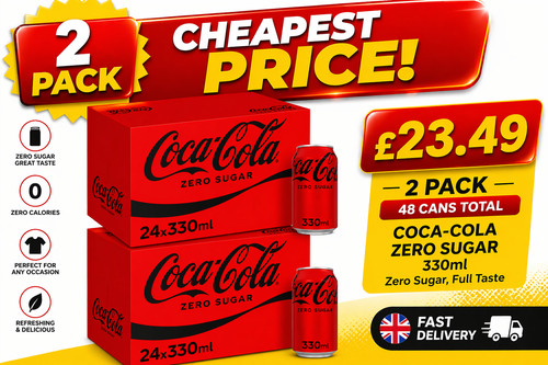 Coca cola zero sugar 330ml - zero,