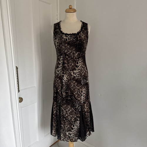 Pur una brown lace y2k - y2k, dress