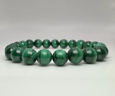 Grade A+ Malachite Beaded Bracelet 8mm- Healing, Protection, Wisdom, Mood Swings