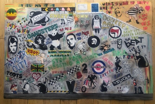 Ska wall art banksy meets - wall,