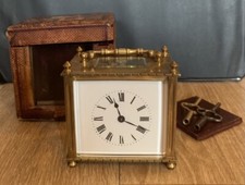 Antique Brass Carriage Clock
