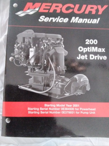 Mercury optimax 200 jet drive - 200,
