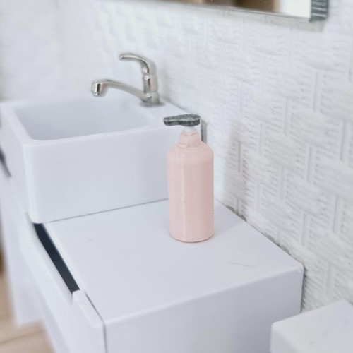 Dolls house bathroom - house, pump