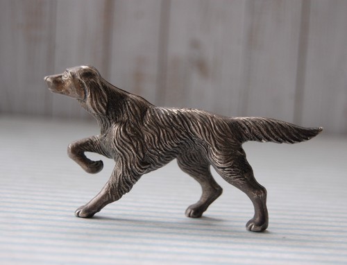 Metal spaniel setter dog - metal,