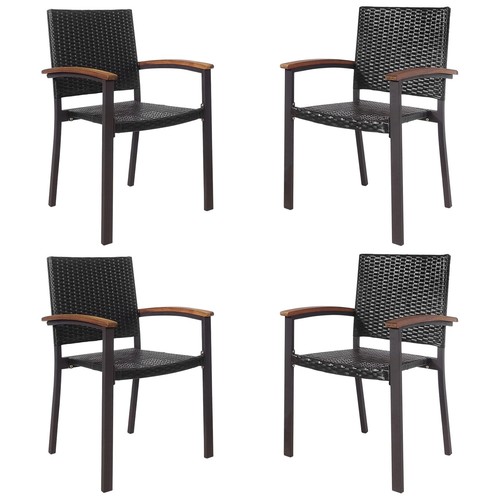 Costway set outdoor pe - set,