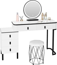 WOLTU Dressing Table with LED