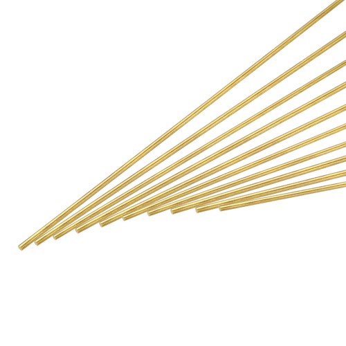 10pcs 5mmx500mm brass round - 2.5mmx500mm,