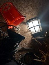 Vintage " lead lamp"