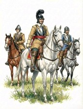 Oliver Cromwell with his loyal