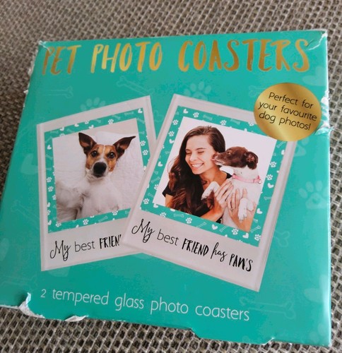 Pet photo coasters - pet,