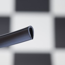 Scooter Moped Satin Black Edge Trim- Wind Leg Shield Vespa Piaggio Lambretta px