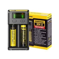 NITECORE I2 Charger NEW INTELLICHARGER Universal 26650 18350 Battery UK PLUG