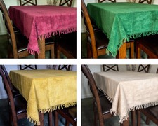 Chenille Tablecloth