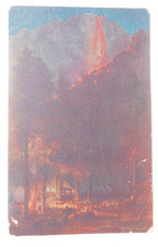 c1900's Fire Falls Yosemite CA