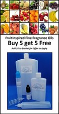 Fruit Fragrance Oils for Soap & Candle making, Wax Melts, Bath Bombs, Diffusers