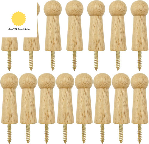15pcs wooden coat pegs - 15pcs,