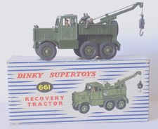 Dinky Supertoys No.661 Army Scammell Recovery Tractor (No Windows Type 1957-61)